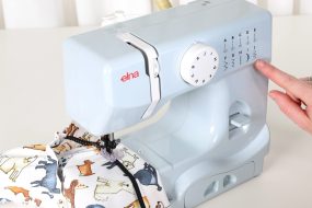 Elna 525 Mini Sewing Machine - Grey (Perfect for Children)