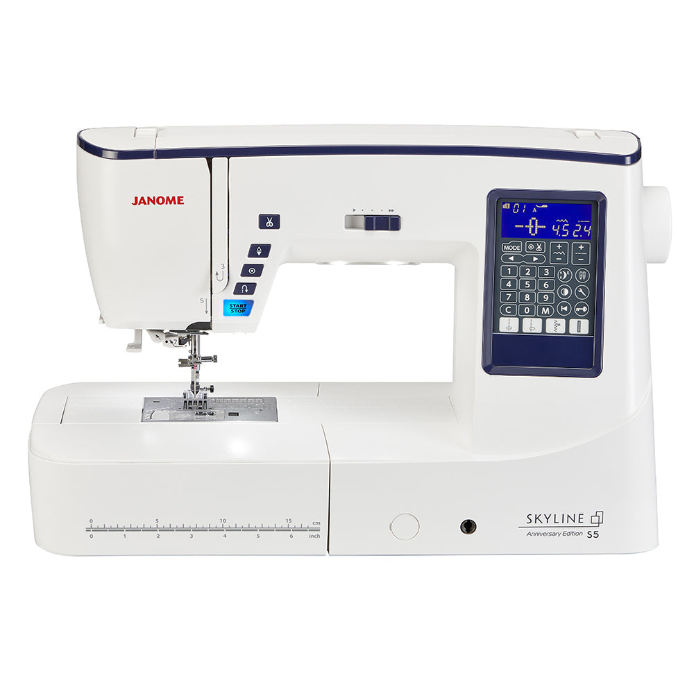 Janome Skyline S5 Sewing Machine Anniversary Edition - Ex-Demo Model
