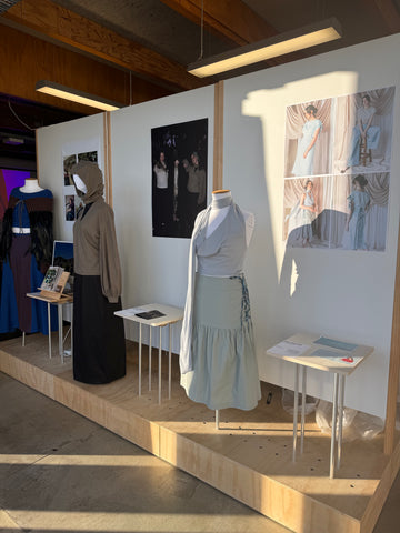 Student design work photographed at Massey Exposure, celebrating NZ’s upcoming talent.