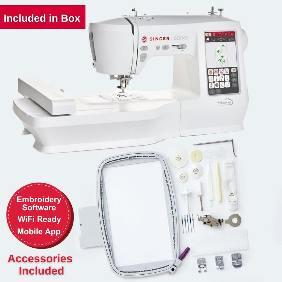Singer Sewing & Embroidery Machine Combo - Wifi Capable