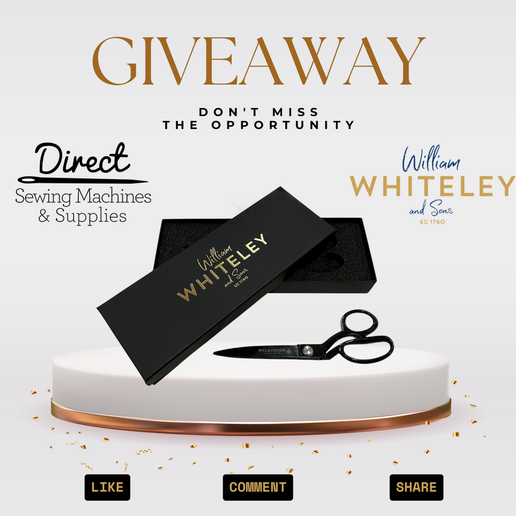 WIN a Pair of William Whiteley Wilkinson Black Noir Fabric Shears — Valued at $150!